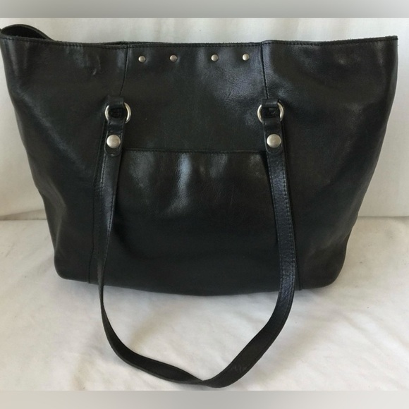 PATRICIA NASH Black Leather Benvenuto Tote - Picture 6 of 10